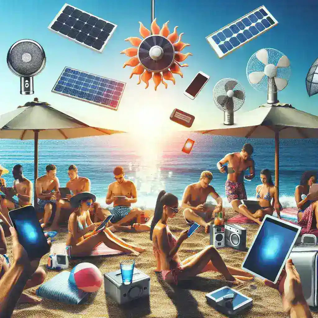 Popularización de gadgets solares sin enchufe entre veraneantes