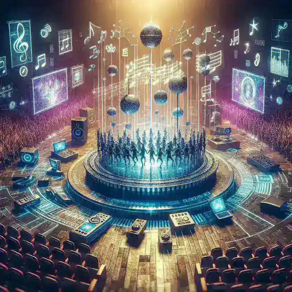 "Imagen del anuncio del Gobierno español sobre el plan para digitalizar los procesos de Eurovisión 2026, mostrando a funcionarios discutiendo estrategias tecnológicas."