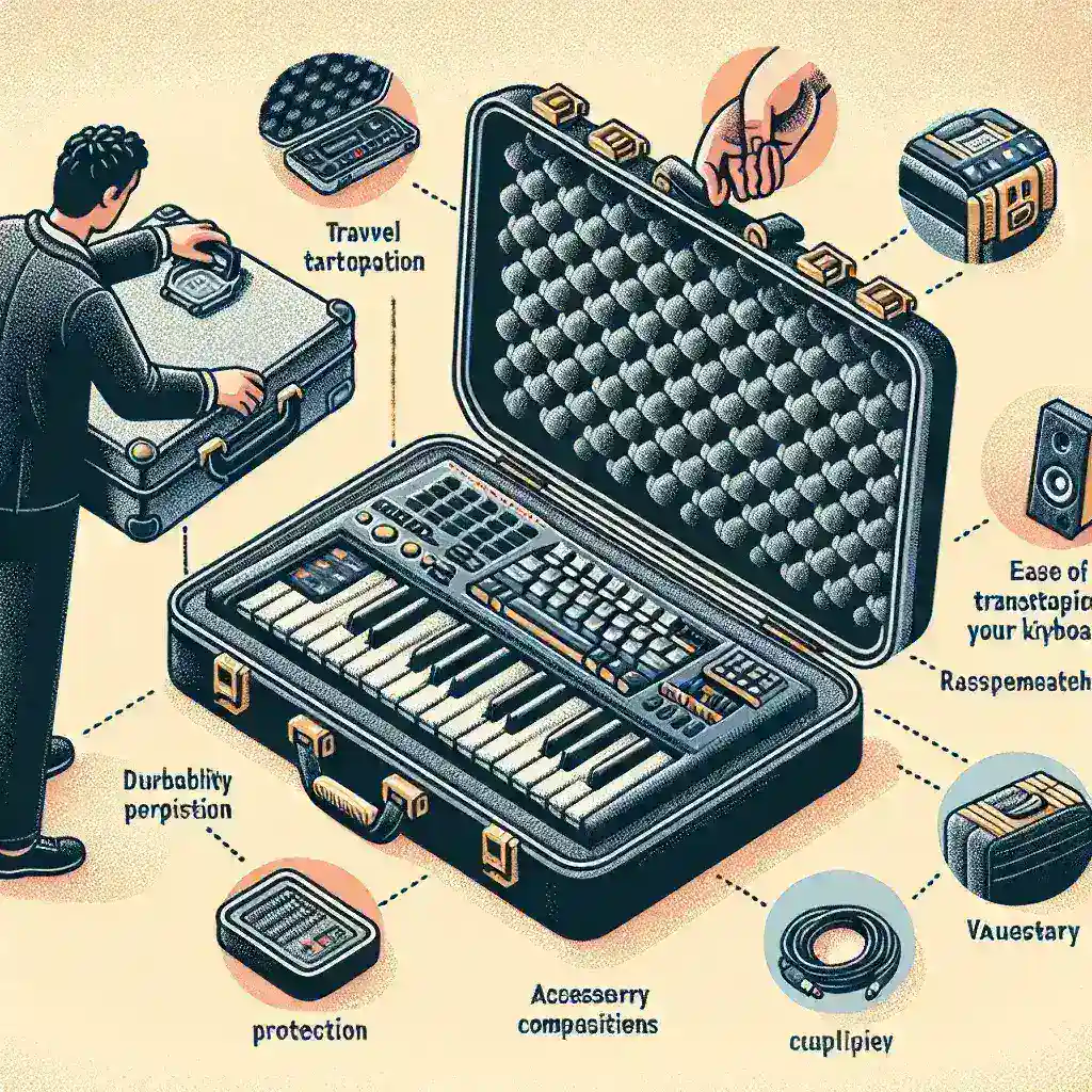 ¿Cómo elijo un estuche para transportar mi teclado?