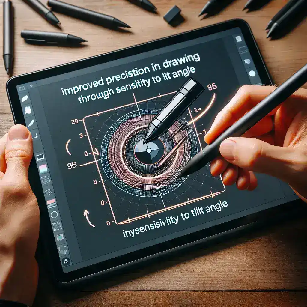 ¿Cómo mejora la sensibilidad a la inclinación la precisión de dibujo con el Apple Pencil?